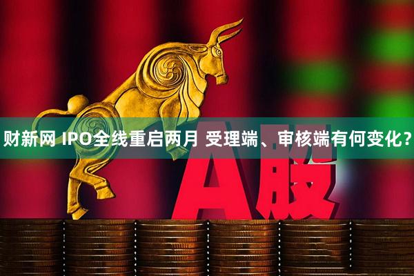 财新网 IPO全线重启两月 受理端、审核端有何变化？