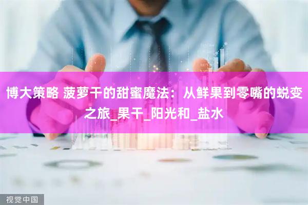 博大策略 菠萝干的甜蜜魔法：从鲜果到零嘴的蜕变之旅_果干_阳光和_盐水