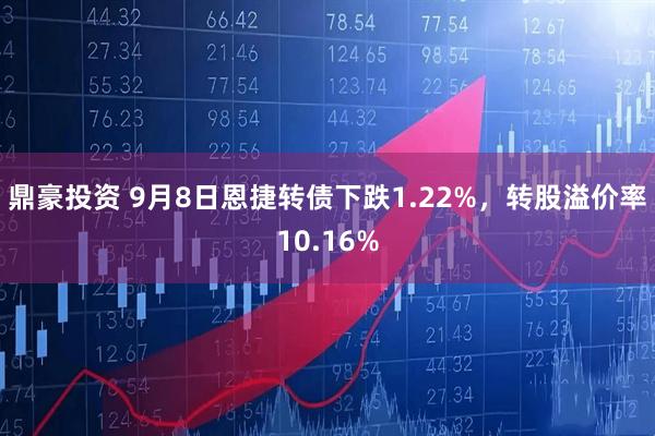 鼎豪投资 9月8日恩捷转债下跌1.22%，转股溢价率10.16%
